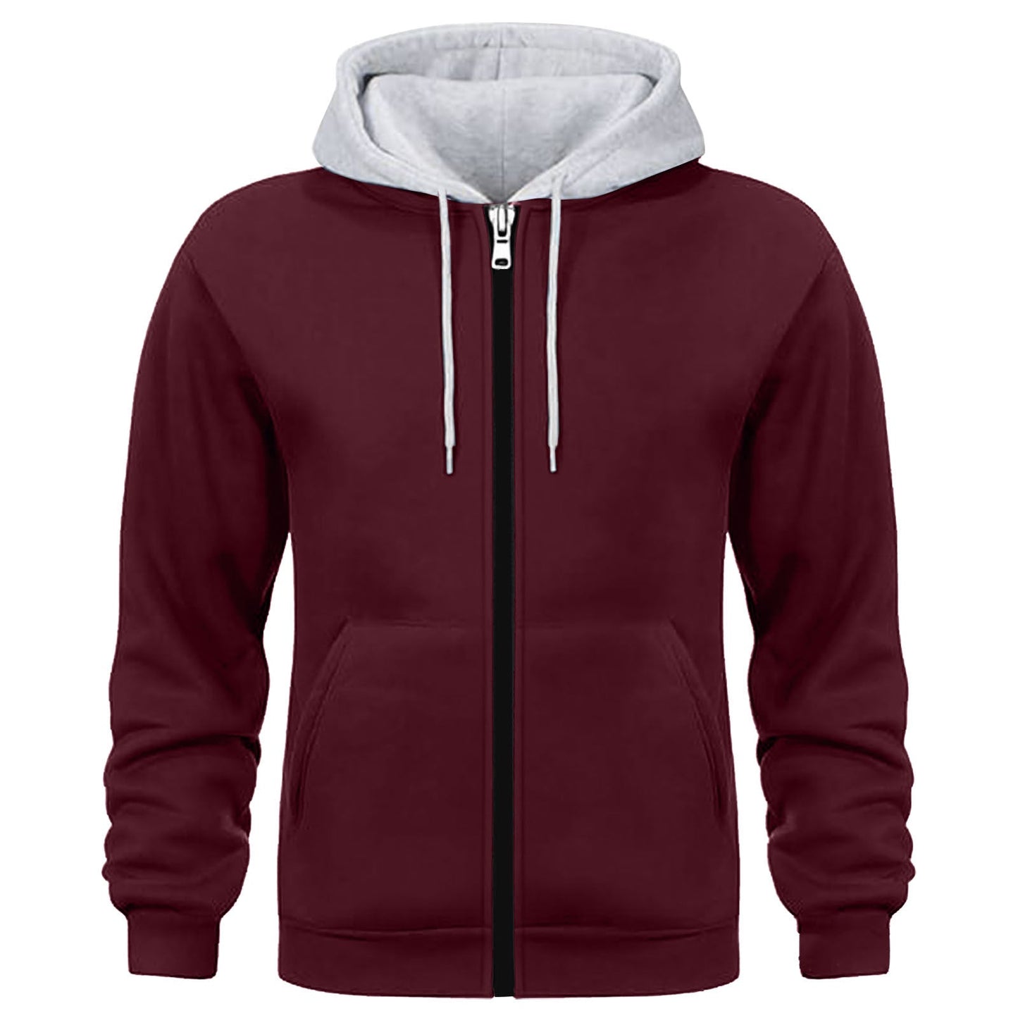Herren Kapuzenjacke Doppellagig Warm Wasserabweisend
