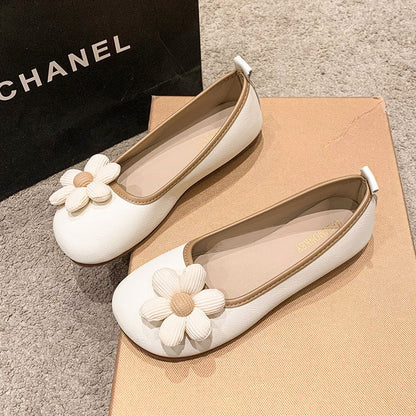 Damen Ballerinas Modisch Floral Flexibel