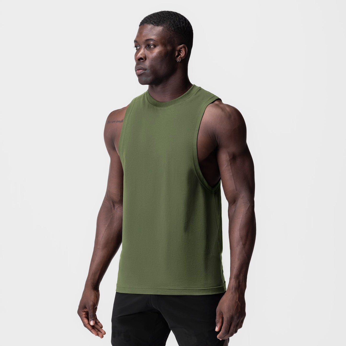 Herren Sportshirt Muscle Fit Leicht Baumwolle Athletisch