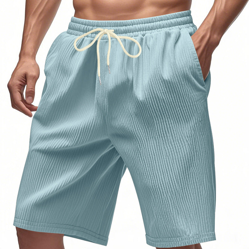 Herren Shorts Bequem Elastisch Mit Seitentaschen