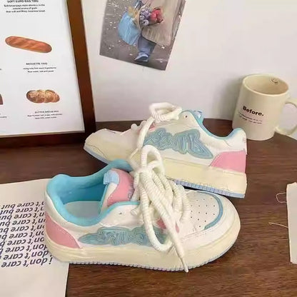 Damen Sneaker Sportlich Dicksohlige Modische Schuhe