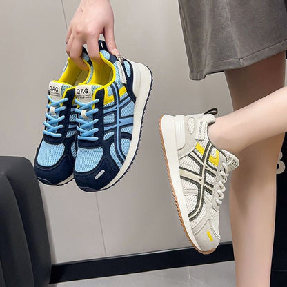 Damen Sportsneaker Atmungsaktiv Mesh Sneaker Bequem