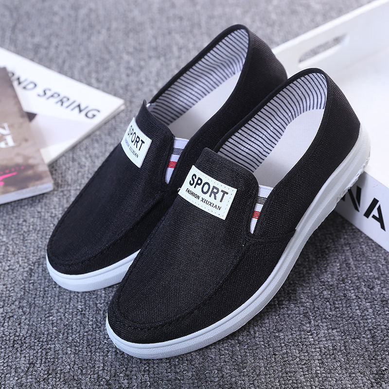 Damen Sportslipper Canvas Bequem Modern