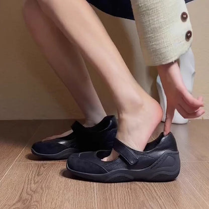 Damen Ballerinas Sportlich Bequem Luftdurchlässig