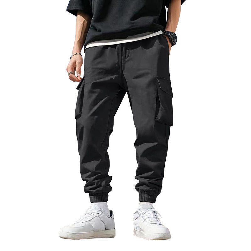 Herren Cargo Hose Elastischer Bund Freizeit Bequem