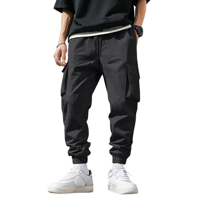 Herren Cargo Hose Elastischer Bund Freizeit Bequem
