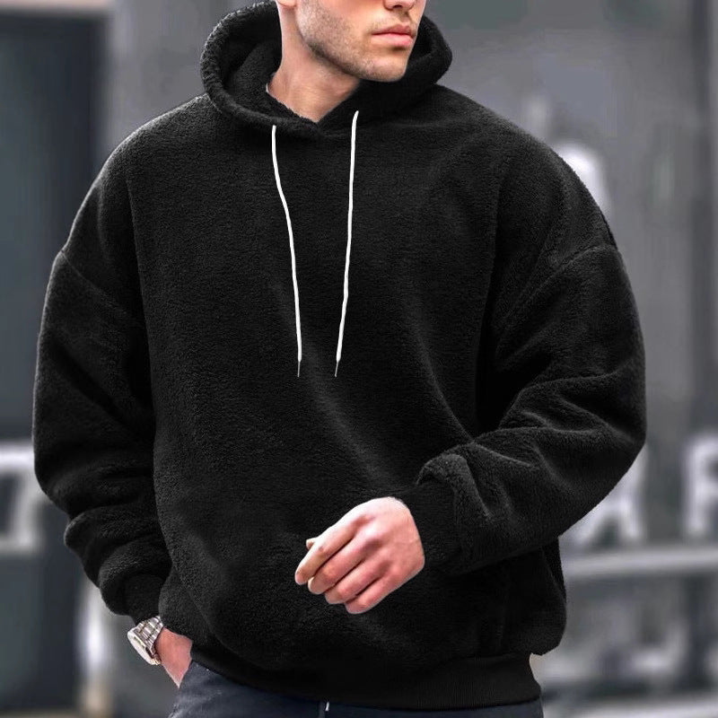 Herren Fleece Hoodie Weich Warm Sportlich
