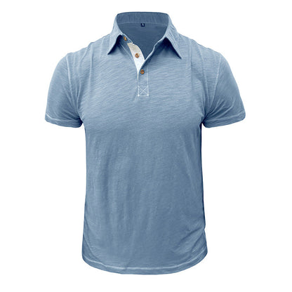 Herren Poloshirt Elegant Weiches Gewebe