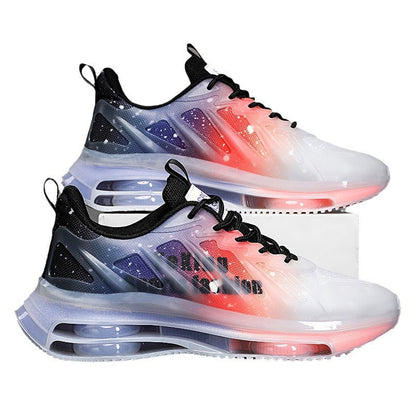 Damen Sneaker LED Beleuchtung Sportlich Transparent