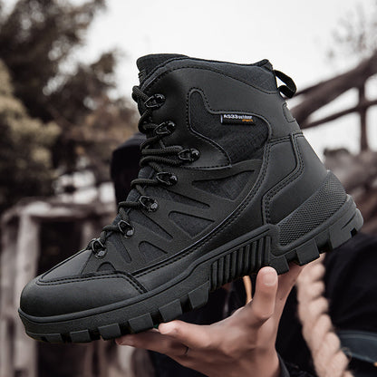 Herren Trekkingstiefel Robust Wasserdicht mit hohem Knöchelschutz - BerlinGlamour