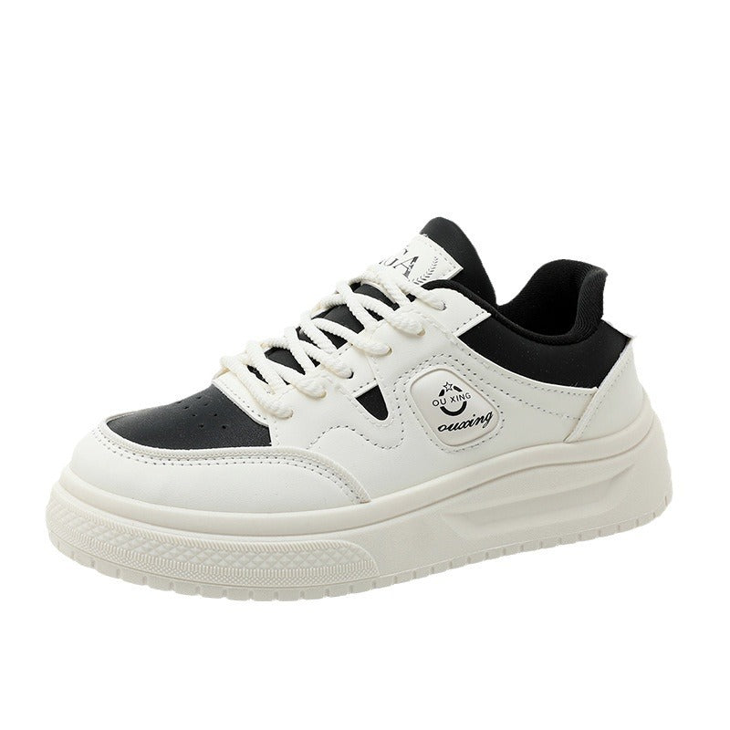 Damen Plateausneaker Atmungsaktiv Rutschfest Modern