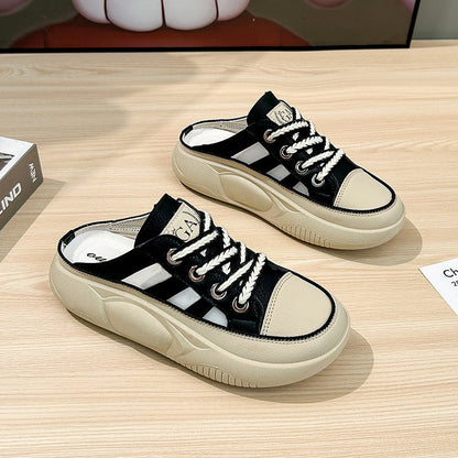 Damen Sneaker Slingback Lässig atmungsaktiv Rutschfest