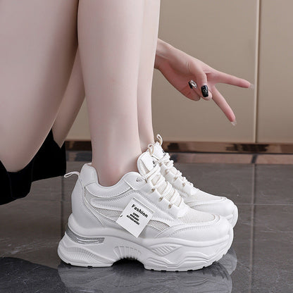 Damen Sneaker Chunky Sportlich Komfortabel Atmungsaktiv