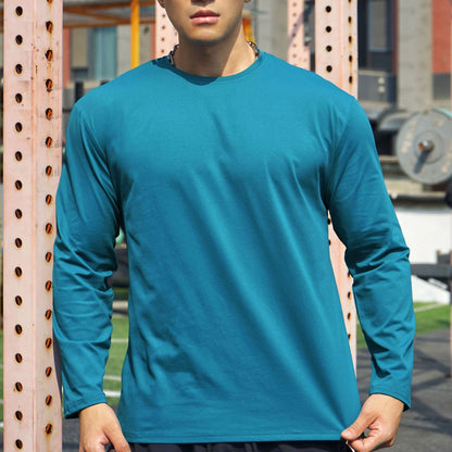 Herren Sportshirt Langarm Atmungsaktiv Feuchtigkeitstransport
