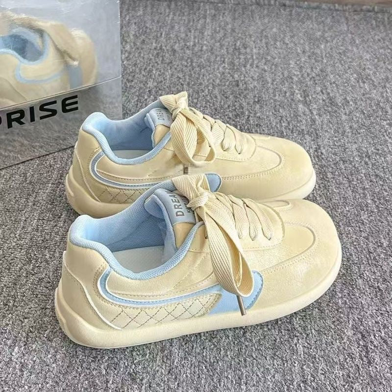 Damen Sneaker Bequem Schnürsystem Komfort Fußbett