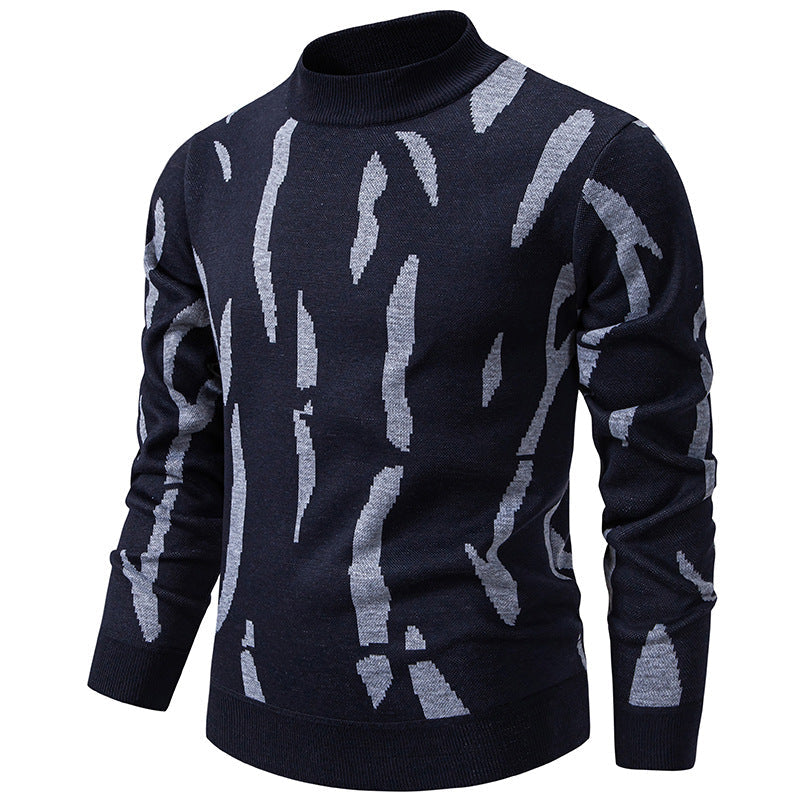 Herren Sweatpullover Modern Grafik Muster Trendy - BerlinGlamour