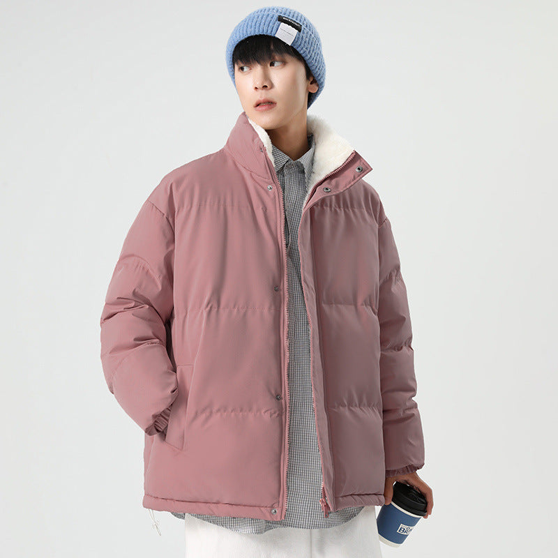 Herren Daunenjacke Warm Kapuze Wasserabweisend Modern