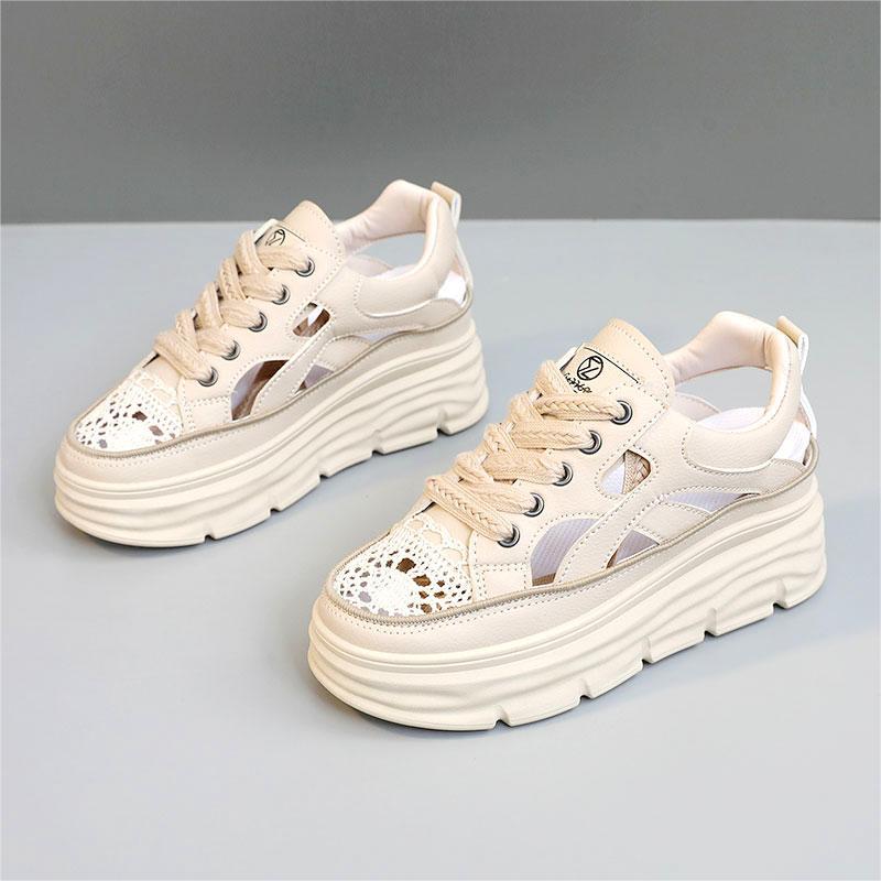 Damen Sneaker Mesh atmungsaktiv mit dämpfenden Sohlen