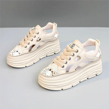 Damen Sneaker Mesh atmungsaktiv mit dämpfenden Sohlen