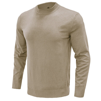 Herren Pullover Rundhals aus Baumwolle Weich Bequem