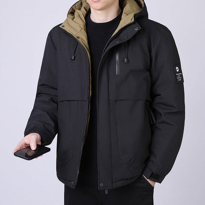 Herren Outdoor-Jacke Isoliert Wasserdicht Winter