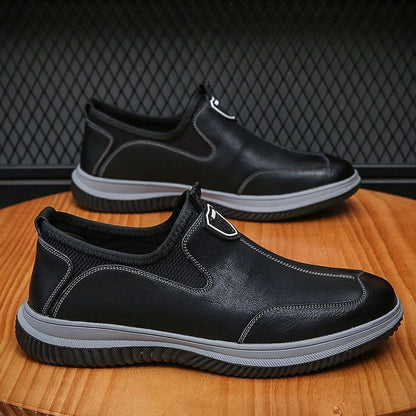 Herren Slip-On Schuhe Bequem atmungsaktiv Mesh Freizeit