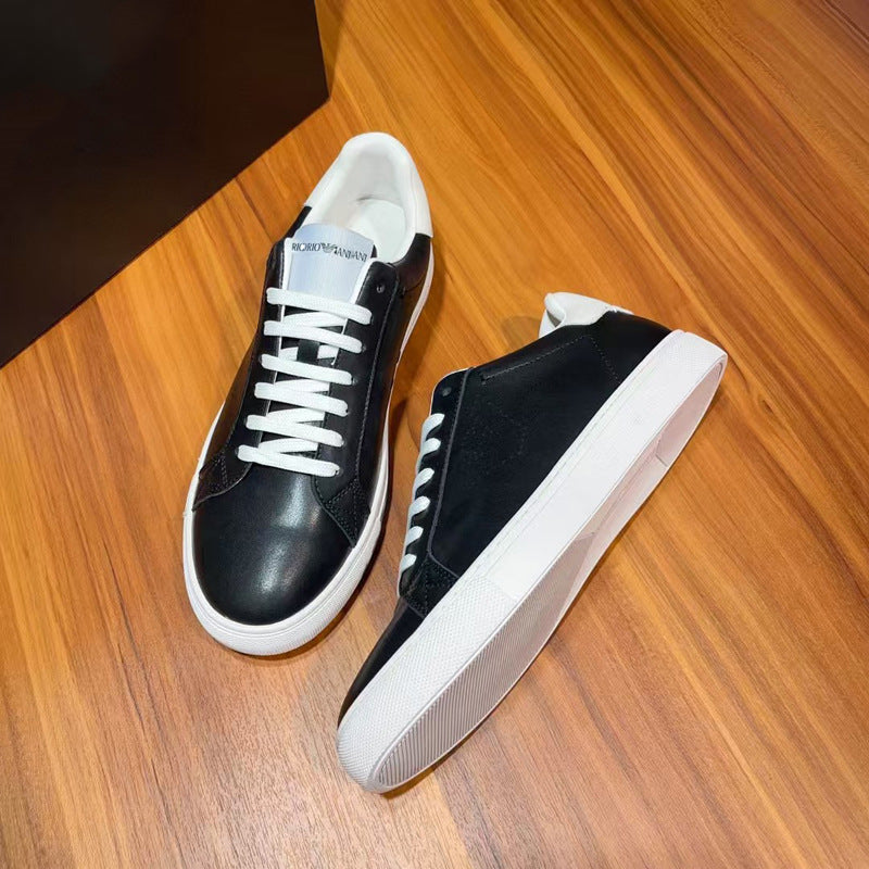 Damen Sneaker atmungsaktiv Sportlich Elegant Lederoberfläche