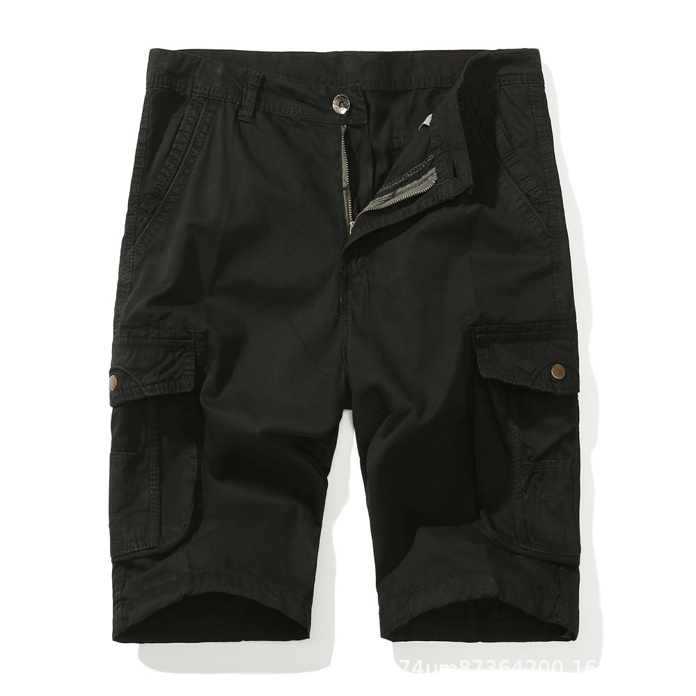 Herren Cargo Shorts Funktional Mit Seitentaschen