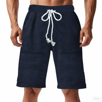 Herren Badeshorts Atmungsaktiv mit Kordelzug und Seitentaschen
