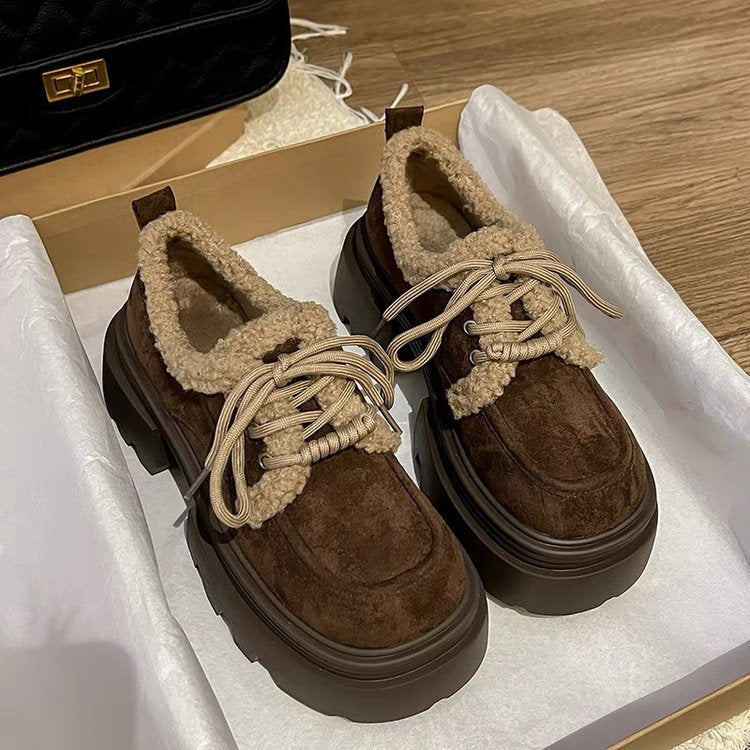 Damen Sneaker Komfort Weiche Innensohle Warm
