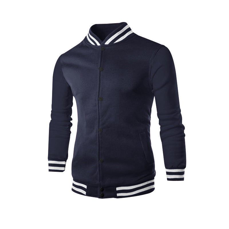 Herren Collegejacke Modern Sportlich Slim Fit