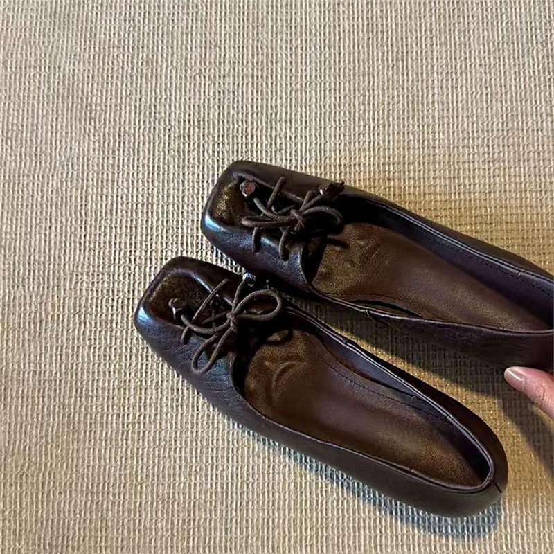 Damen Ballerinas Bequem Bogen Detail Flexibel