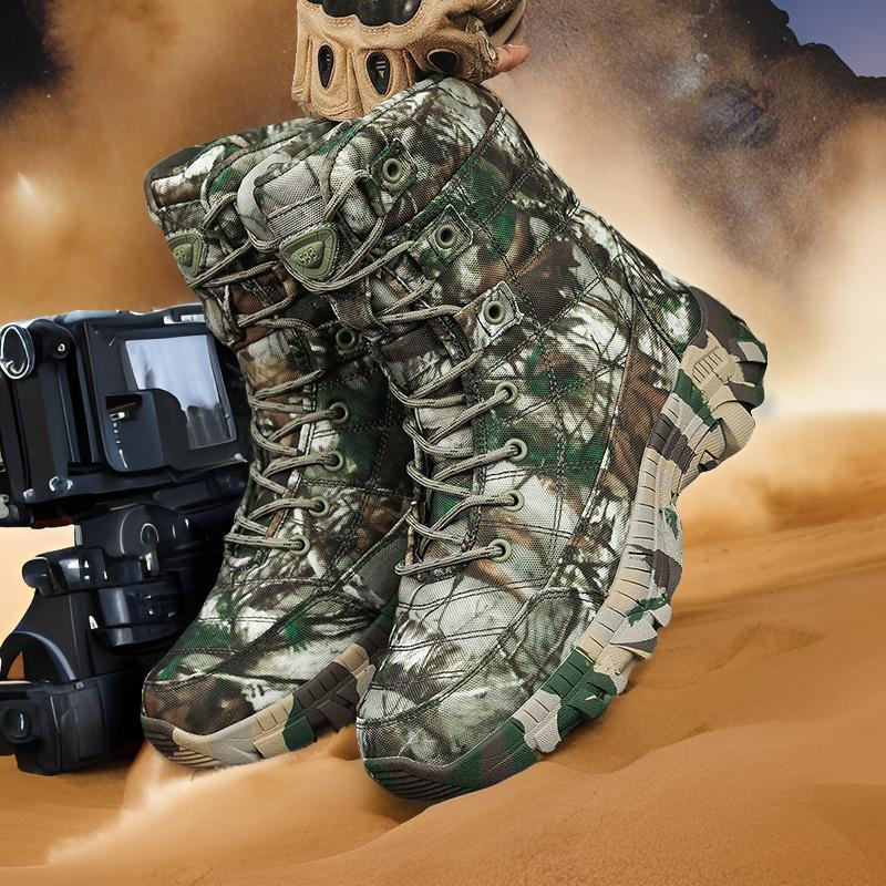 Herren Militärstiefel Rutschfest Strapazierfähig Outdoor
