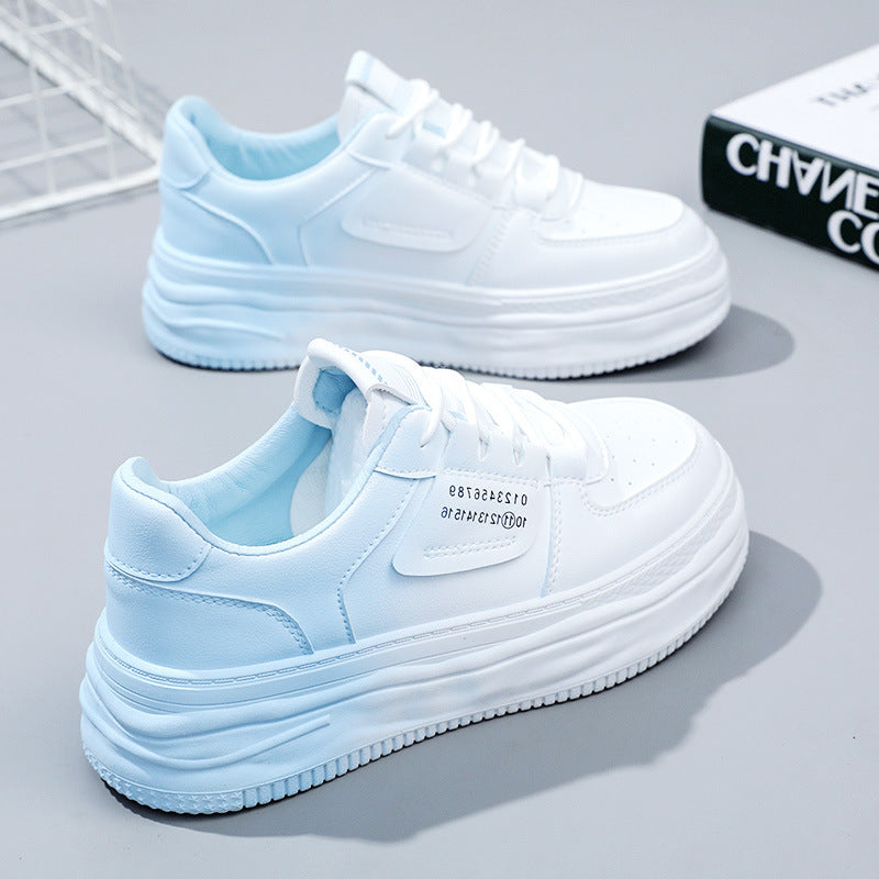 Damen Plateau Sneaker Komfortabel Dämpfung Modisch - BerlinGlamour