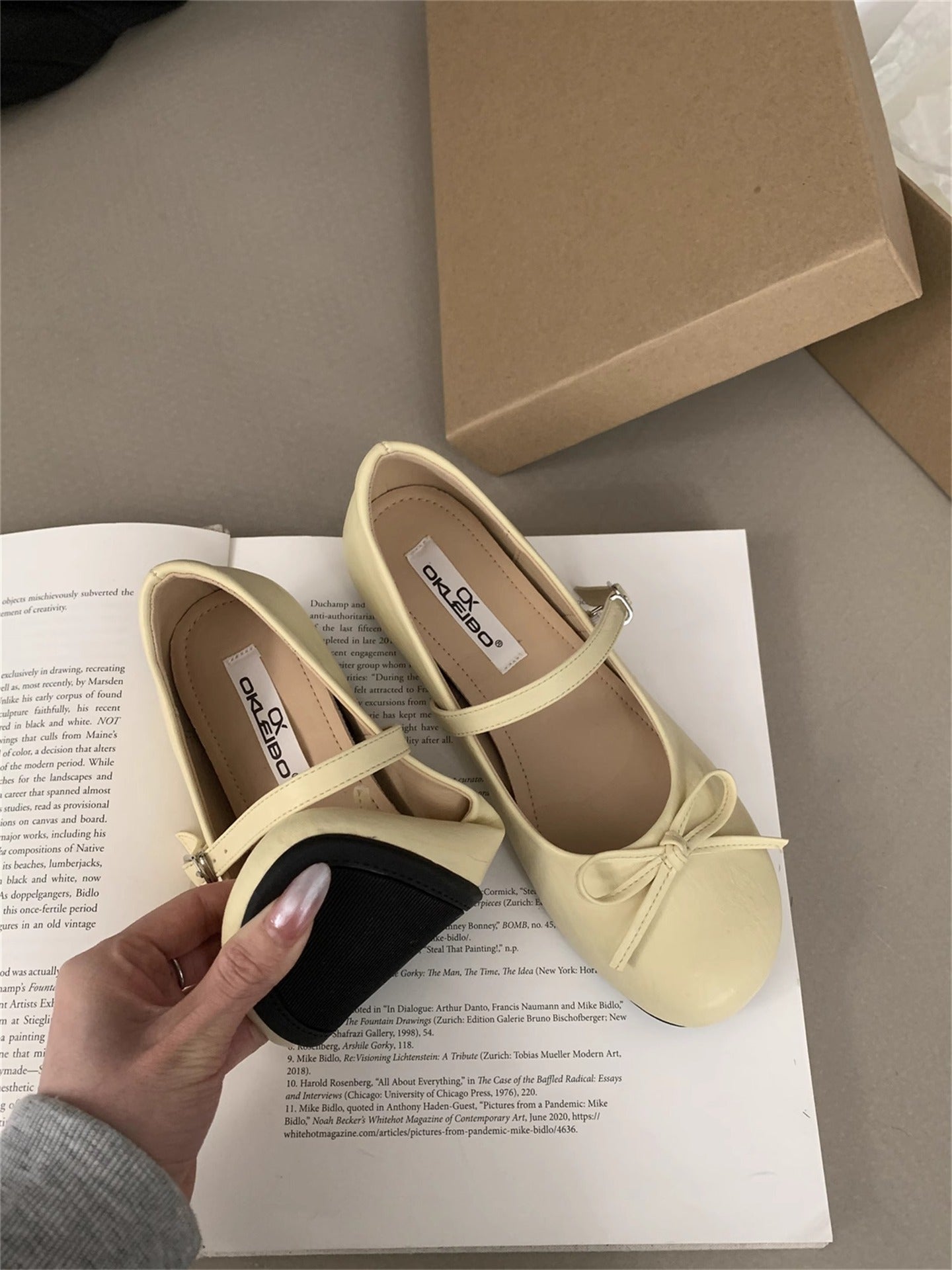 Damen Ballerinas Elegante Riemchen Schuhe für Frauen