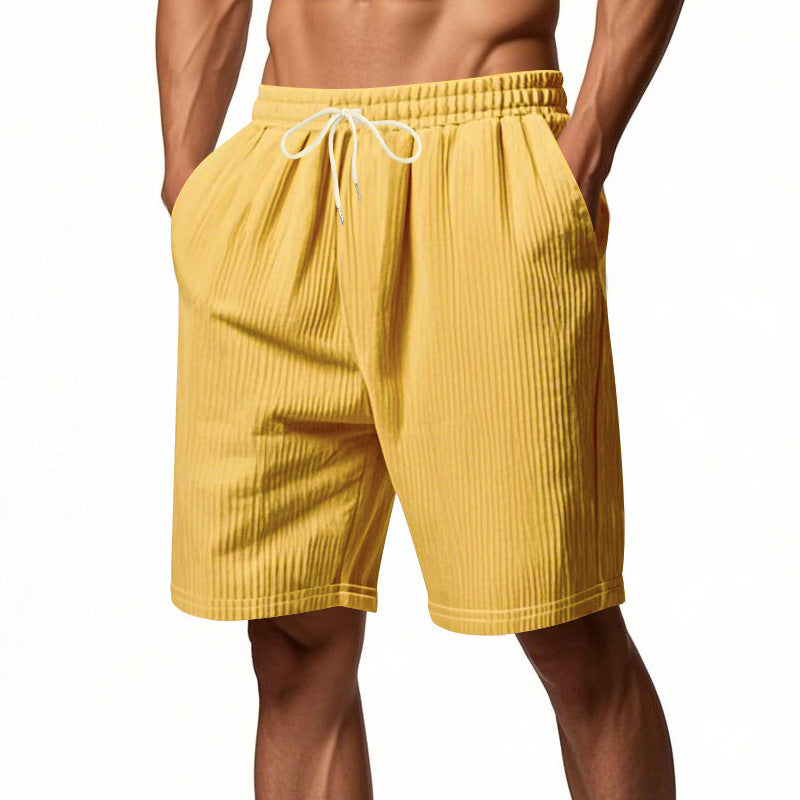 Herren Shorts Freizeit Elastisch Bequem Mit Taschen