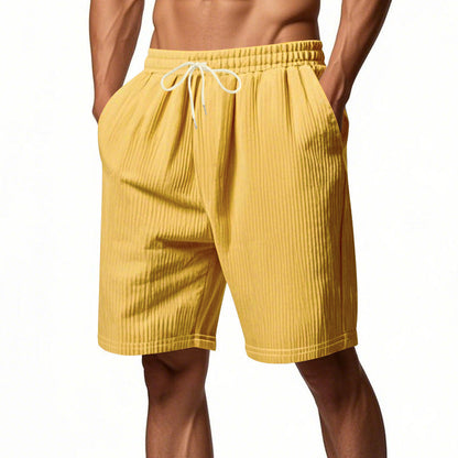 Herren Shorts Freizeit Elastisch Bequem Mit Taschen