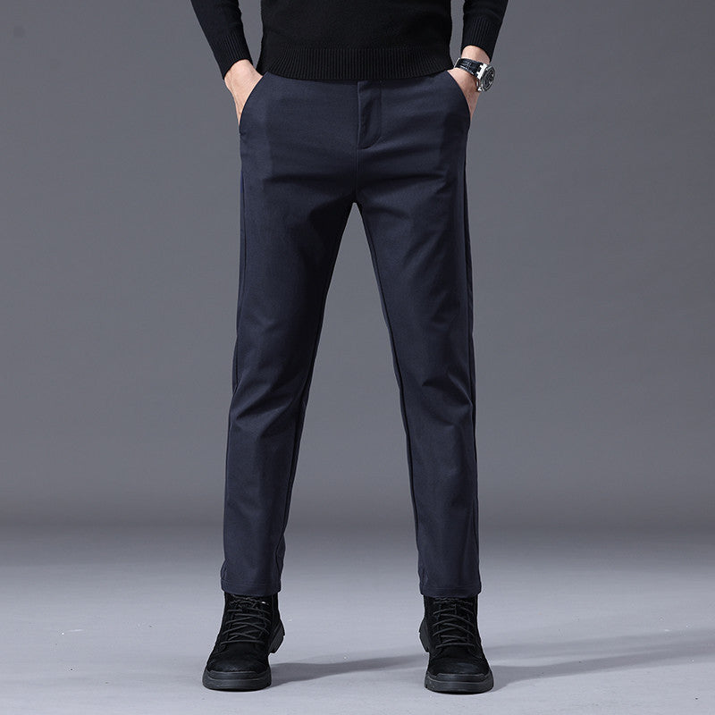 Herren Slim Fit Hose Bequem Mit Taschen