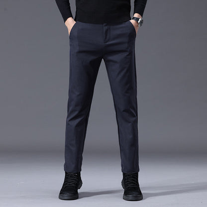 Herren Slim Fit Hose Bequem Mit Taschen