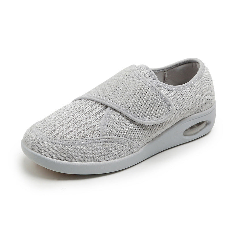 Damen Schuhe Bequem Atmungsaktiv Klettverschluss