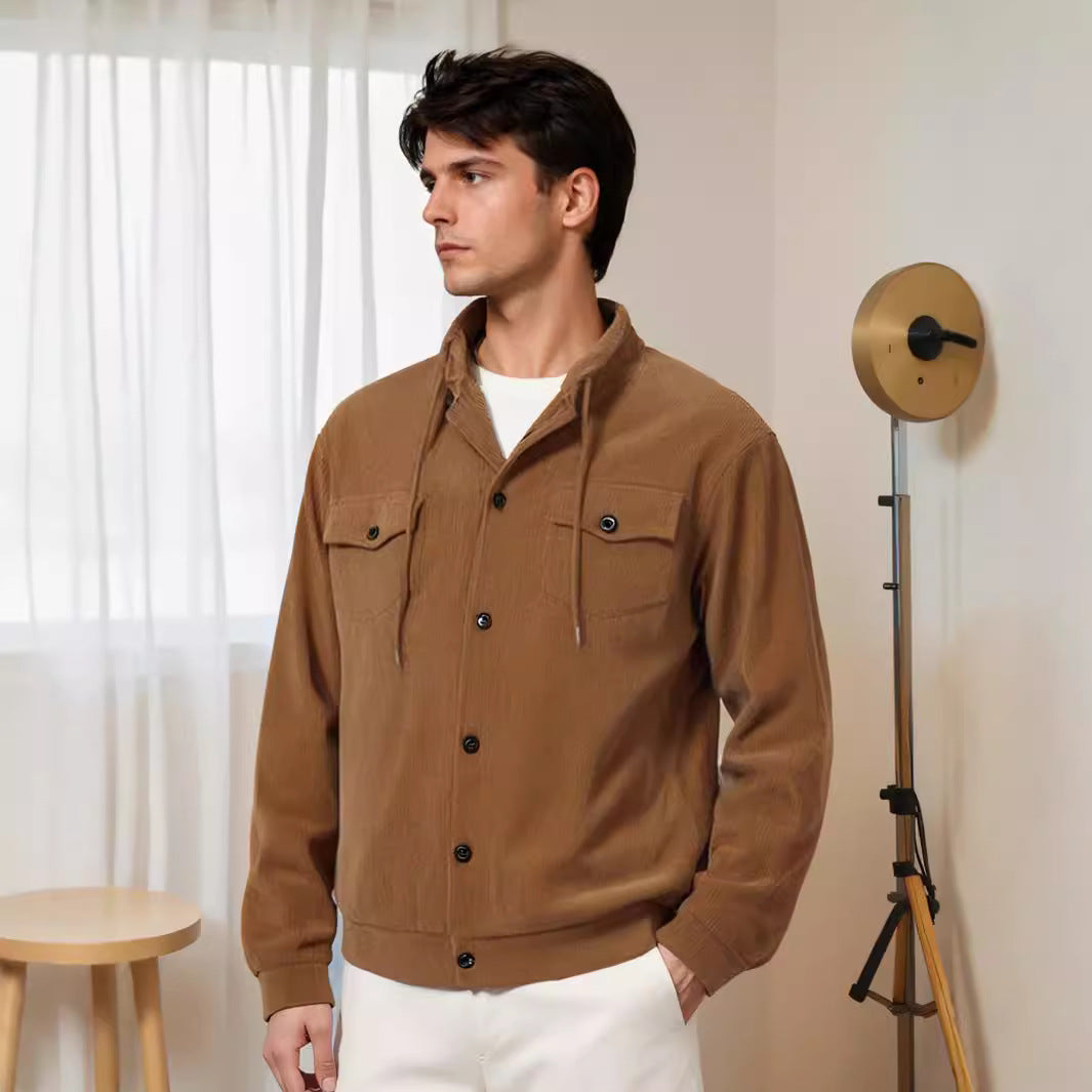 Herren Outdoor Jacke Urban Style Reißverschluss