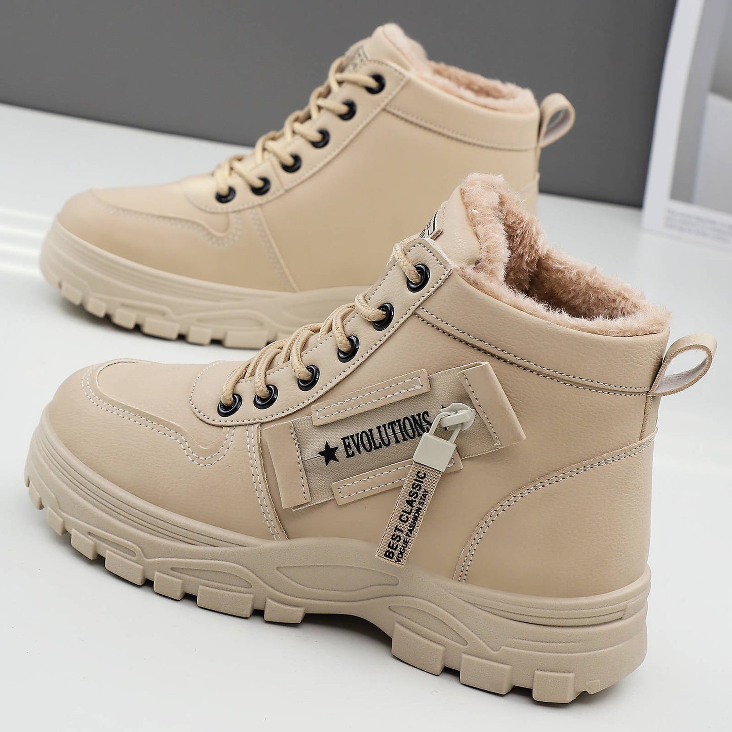 Winterstiefel Damen Warm Rutschfest Mit Weichem Innenfutter