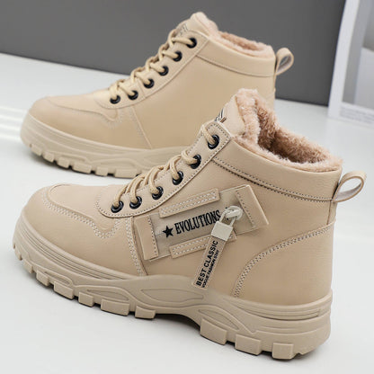Winterstiefel Damen Warm Rutschfest Mit Weichem Innenfutter