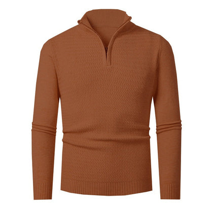 Herren Pullover Strick Modern Hochkragen Berlin Style