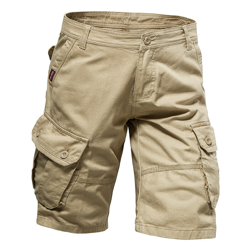 Herren Cargo-Shorts Vieltaschige Freizeit-Shorts Sommer