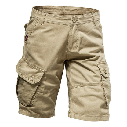 Herren Cargo-Shorts Vieltaschige Freizeit-Shorts Sommer