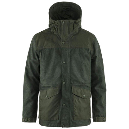 Herren Parkajacke Waterproof mit Abnehmbarer Kapuze