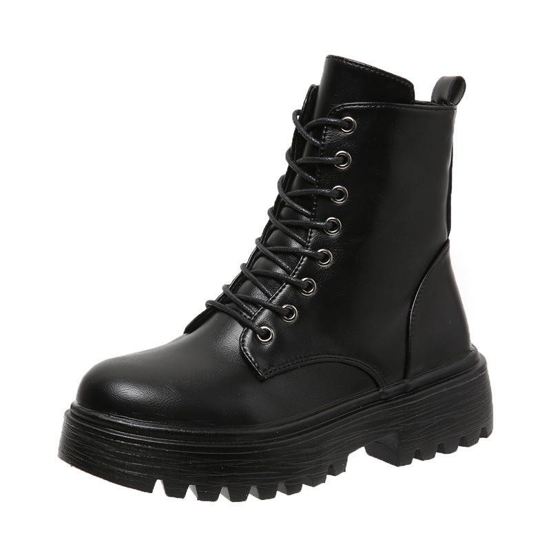 Damen Schnürstiefel Robust Winterstiefel Modisch