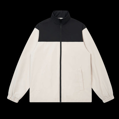 Herren Outdoor Jacke Sportlich Elastisch Mit Hochem Kragen