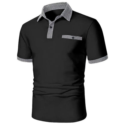 Kurzarm Polohemd Herren Kariert Modern